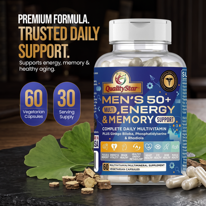 Men’s 50+ Multi, Energy & Memory Support