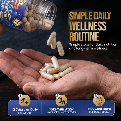 Men’s 50+ Multi, Energy & Memory Support