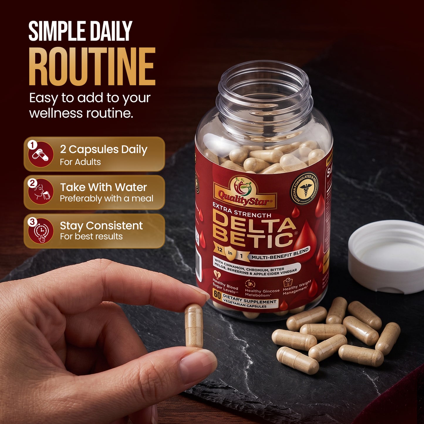 Delta Betic – Blood Sugar Support 