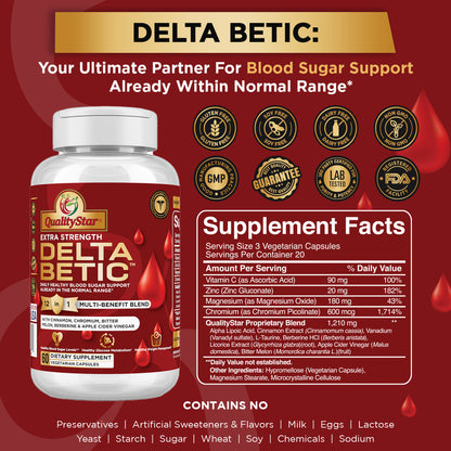 Delta Betic – Blood Sugar Support 